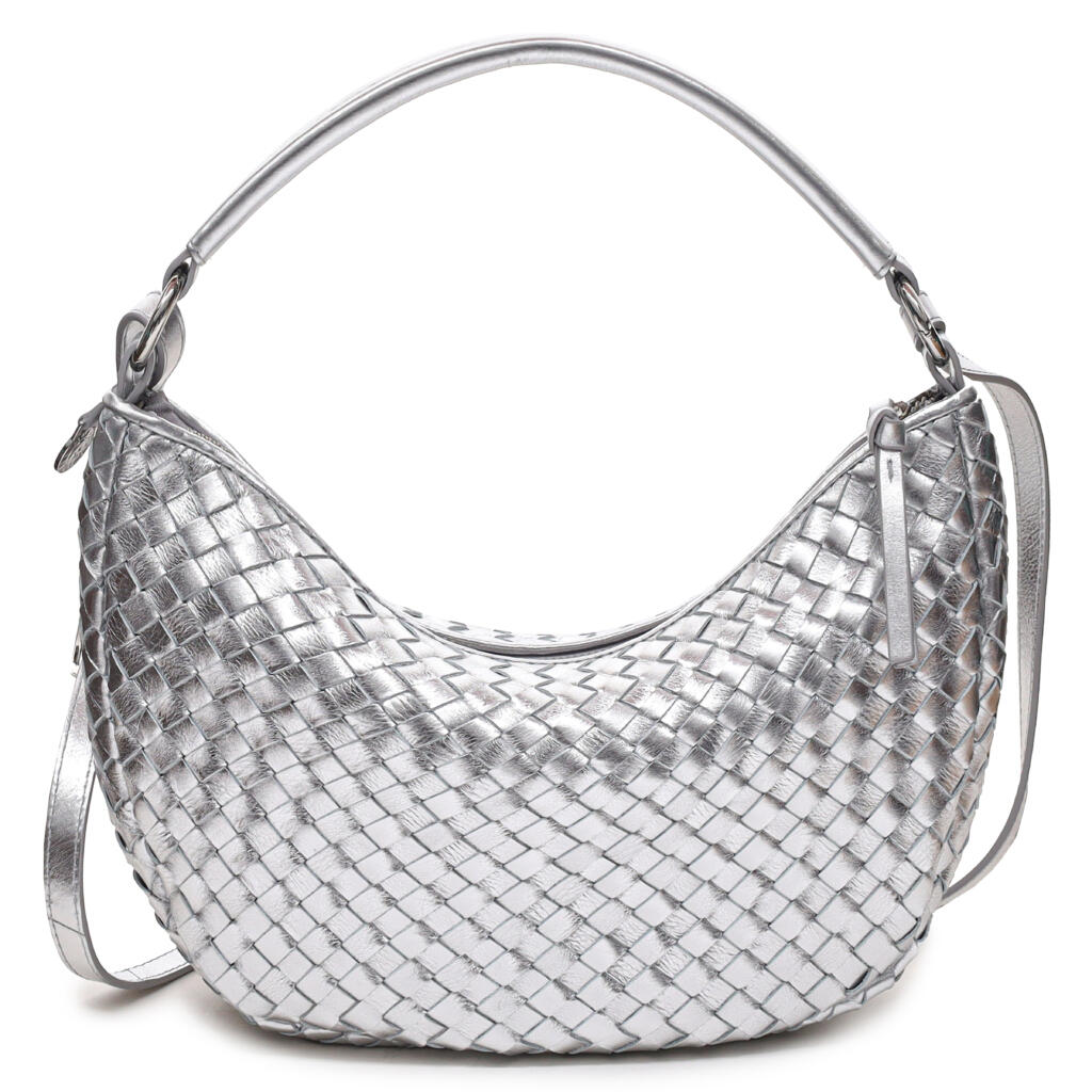 Salerno Marlin skuldertaske - sølvfarvet